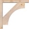 Ekena Millwork Westlake Block Smooth Bracket w/ Offset Brace, Douglas Fir, 3 1/2"W x 18"D x 18"H BKT0402X18X18WTL05SDF - alternate 4